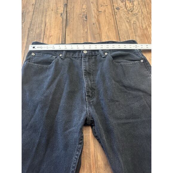 Levi’s 505 Men’s Black Jeans Size 38x32 Pants Straight Leg Classic Fit - Picture 7 of 16
